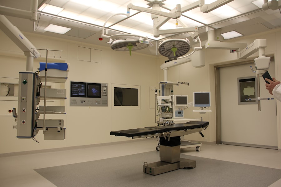 Medical device equipment in a clinical suite
